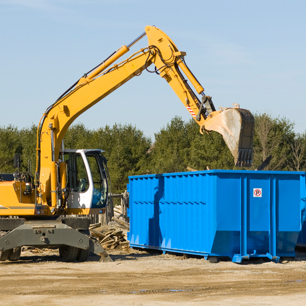 can i choose the location where the residential dumpster will be placed in Perry County Ohio